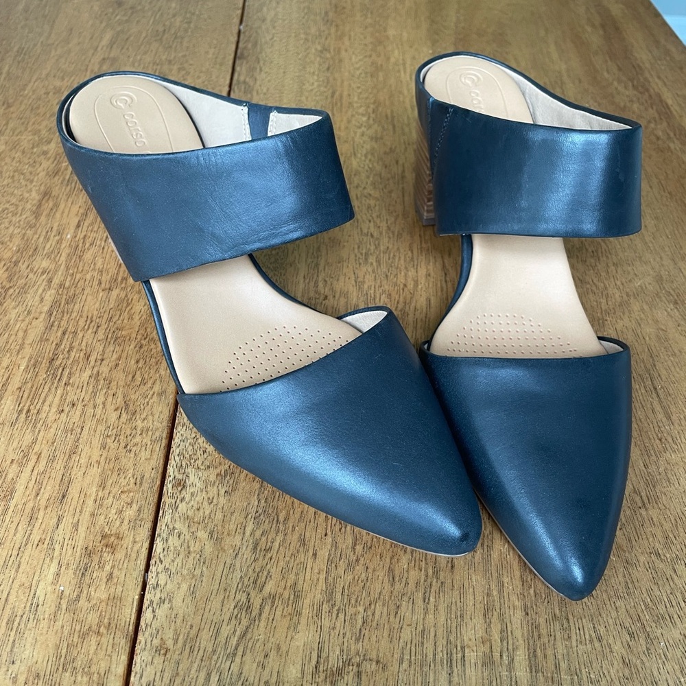 Corso Como Black Mules Elegant Design